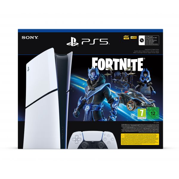 Sony PlayStation 5 Slim Digital Edition 1TB SSD   Fortnite Cobalt Star