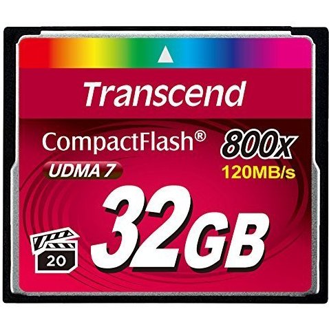Transcend TS32GCF800 mémoire flash 32 Go CompactFlash MLC
