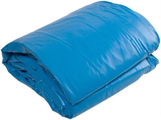 OKU Obermaier Poolfolie Rund blau Tiefe 1,20 m Folienstärke 0,60 mm überlappend mit Einhängebiese P1, Größe:Ø 4.60 m