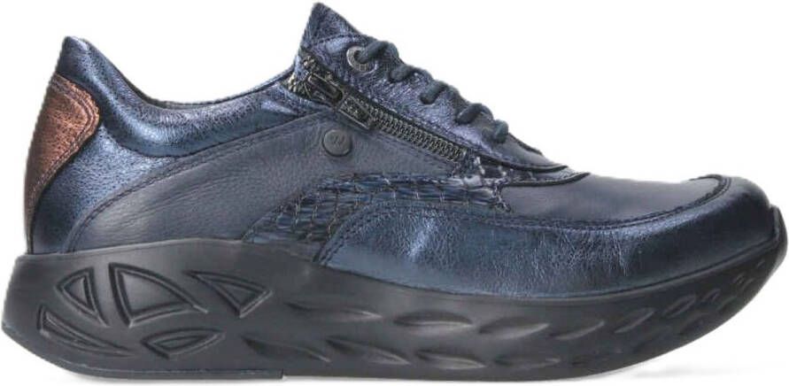 Wolky Dames Sneakers 05703 Vitality S2F Donkerblauw