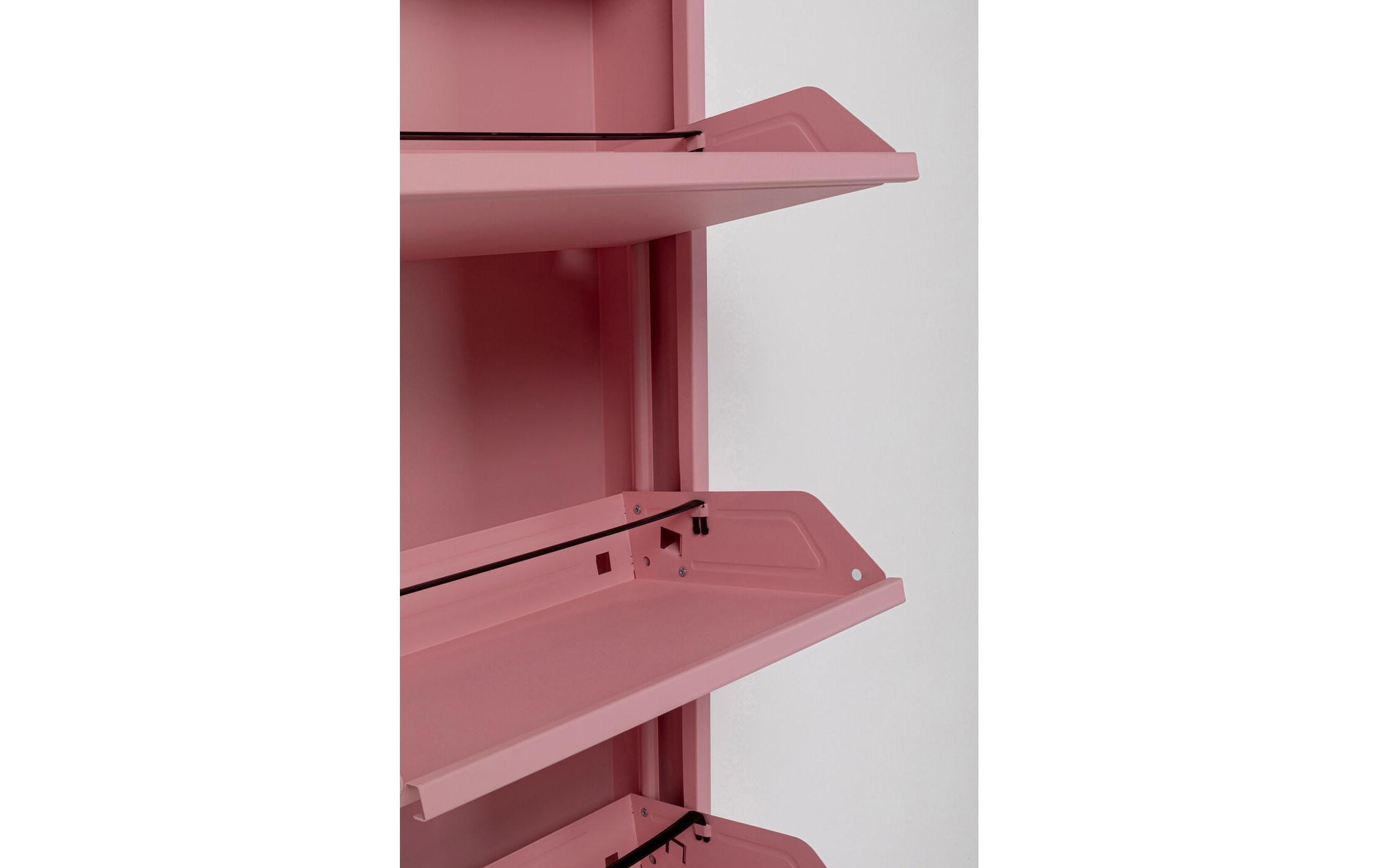 Schuhschrank Caruso 5-er, 50 x 170 cm, Rosa<br>Schuhschrank