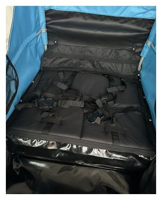 Remorque pour enfants Poussette 2en1 - Bleu - Imperméable