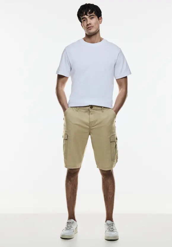 Regular Fit Cargoshorts - rye beige