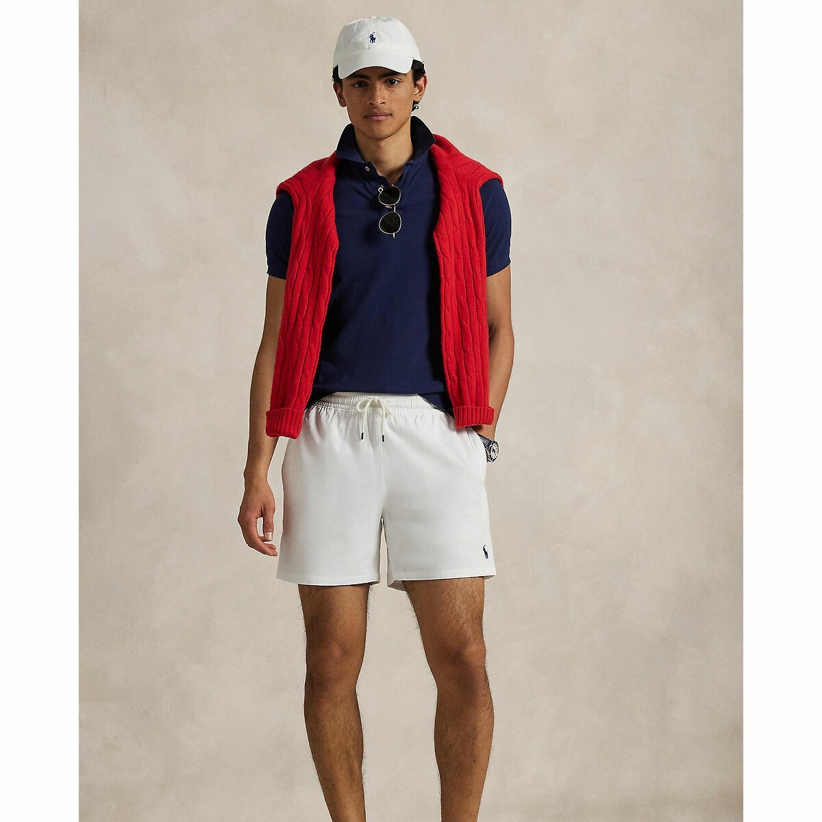 POLO RALPH LAUREN<br>Calções de banho retos