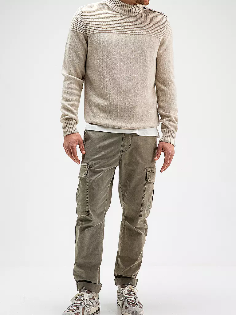 BUTCHER OF BLUE Pullover MORRIS MOCK beige