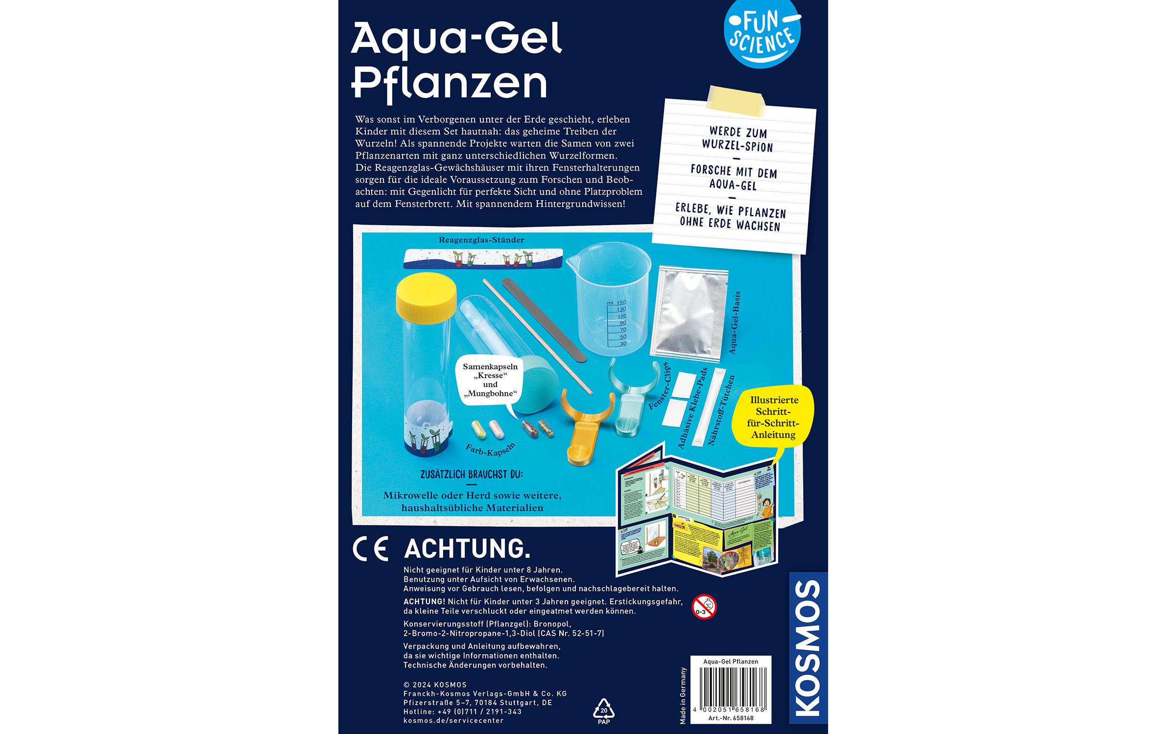 Experimentierkasten Fun Science: Aqua-Gel PflanzenWurzelwelten entdecken