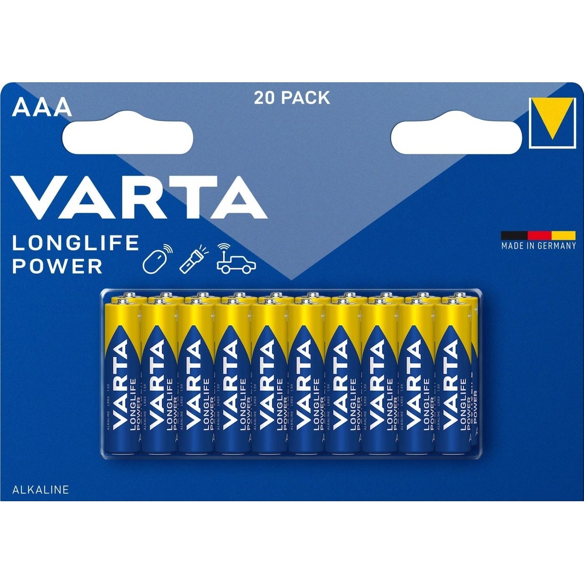 Varta Longlife Power AAA 20-pakning