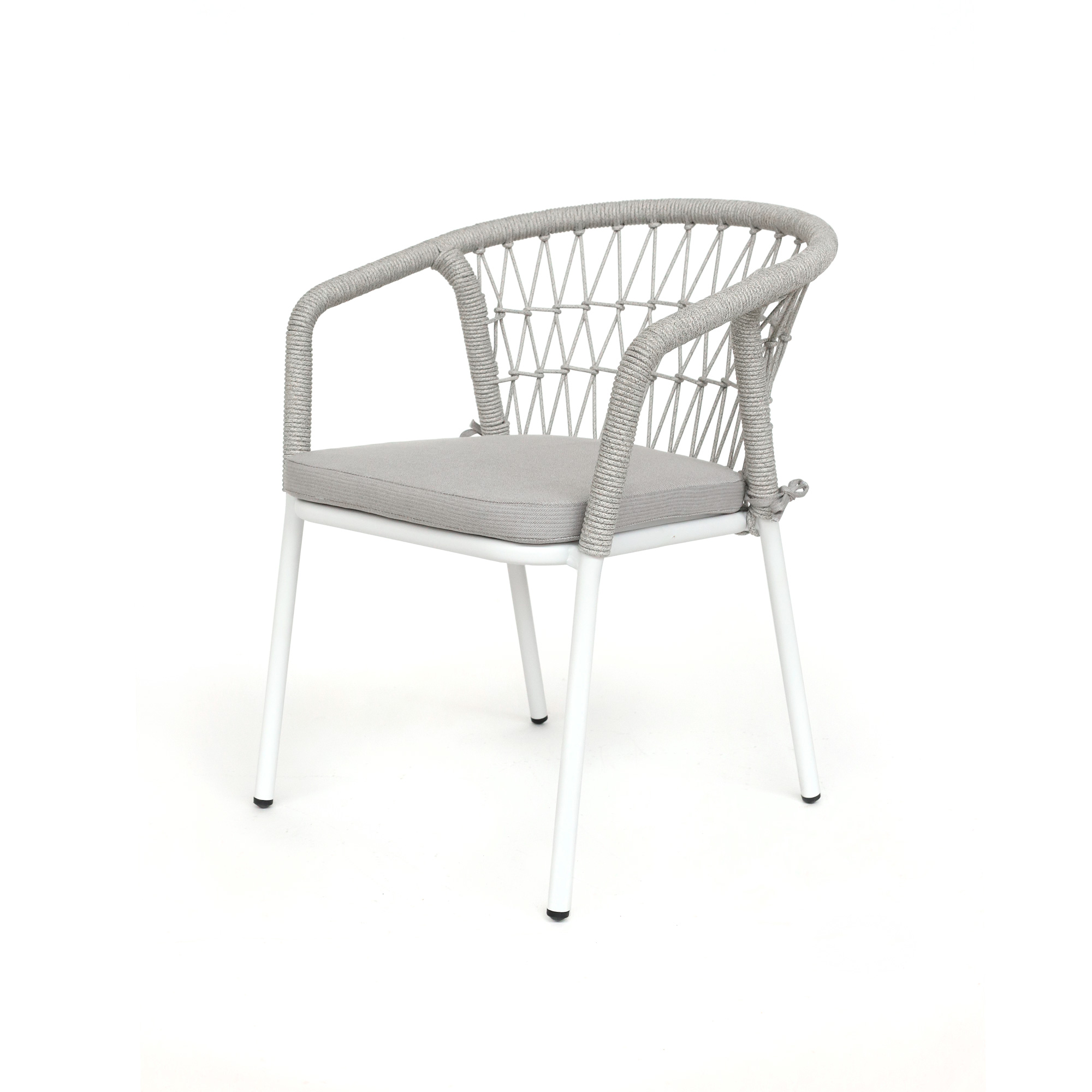 Armsessel 'Lagarde' hellgrau, stapelbar, B 57 cm, H 77 cm, L 61 cm günstig bestellen