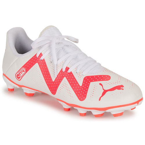 Puma - FUTURE PLAY FG/AG Jr - Blanc / Rouge