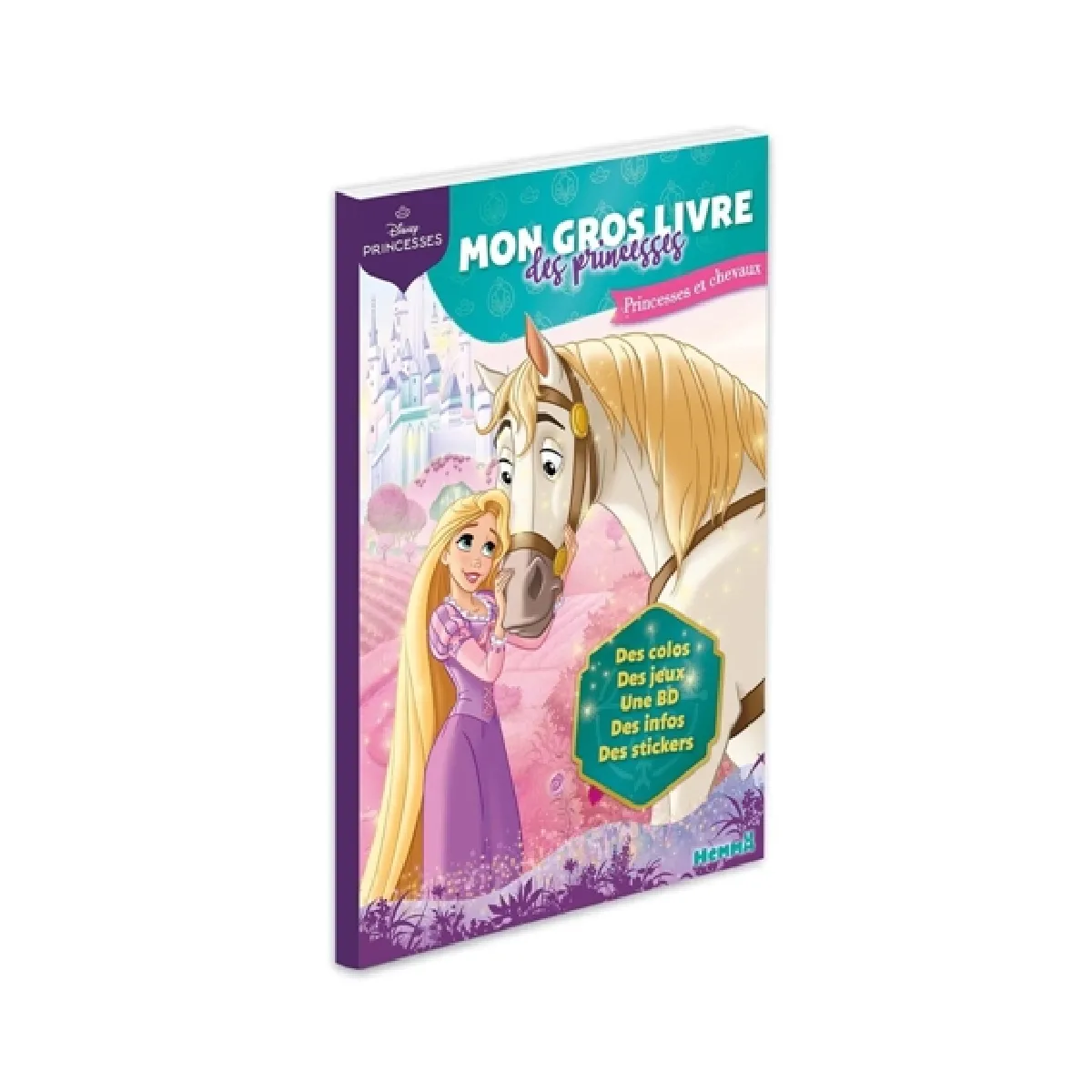 Disney Princesses : Mon gros livre des Princesses : Princesses et chevaux - Des colos, des jeux, une BD, des infos, des stickers