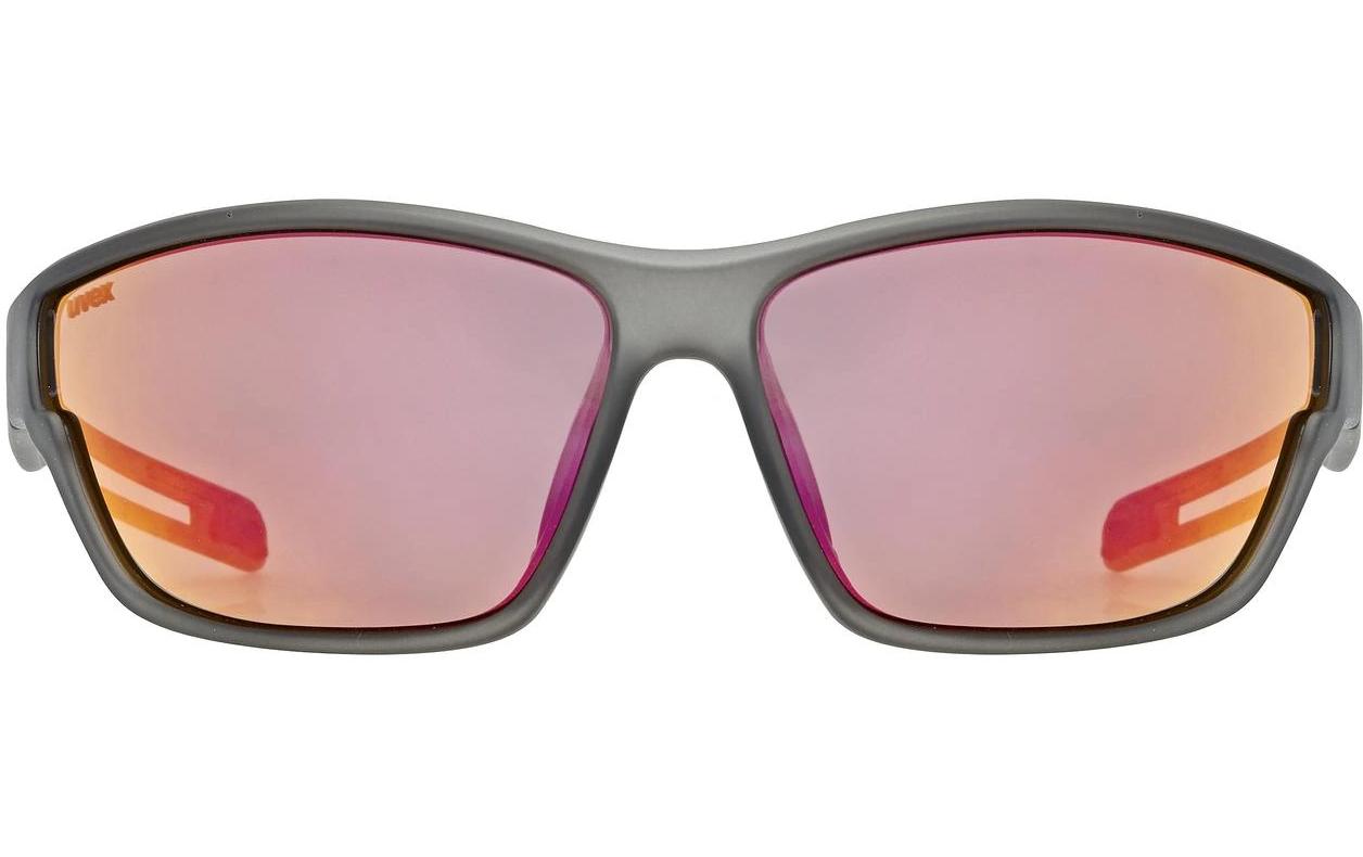 Sportbrille Sportstyle 806, S3 Smoke matt/Mirror redSportbrille