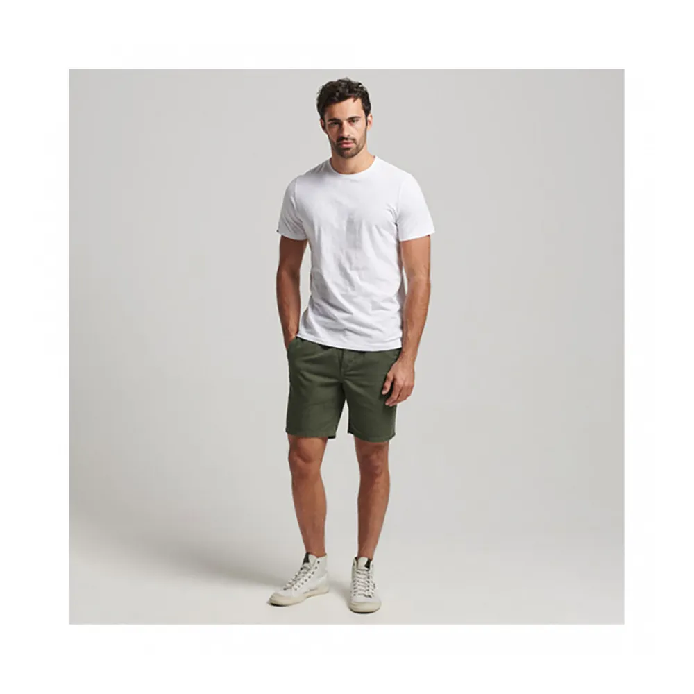 Superdry SLUB - Tee-shirt Homme optic