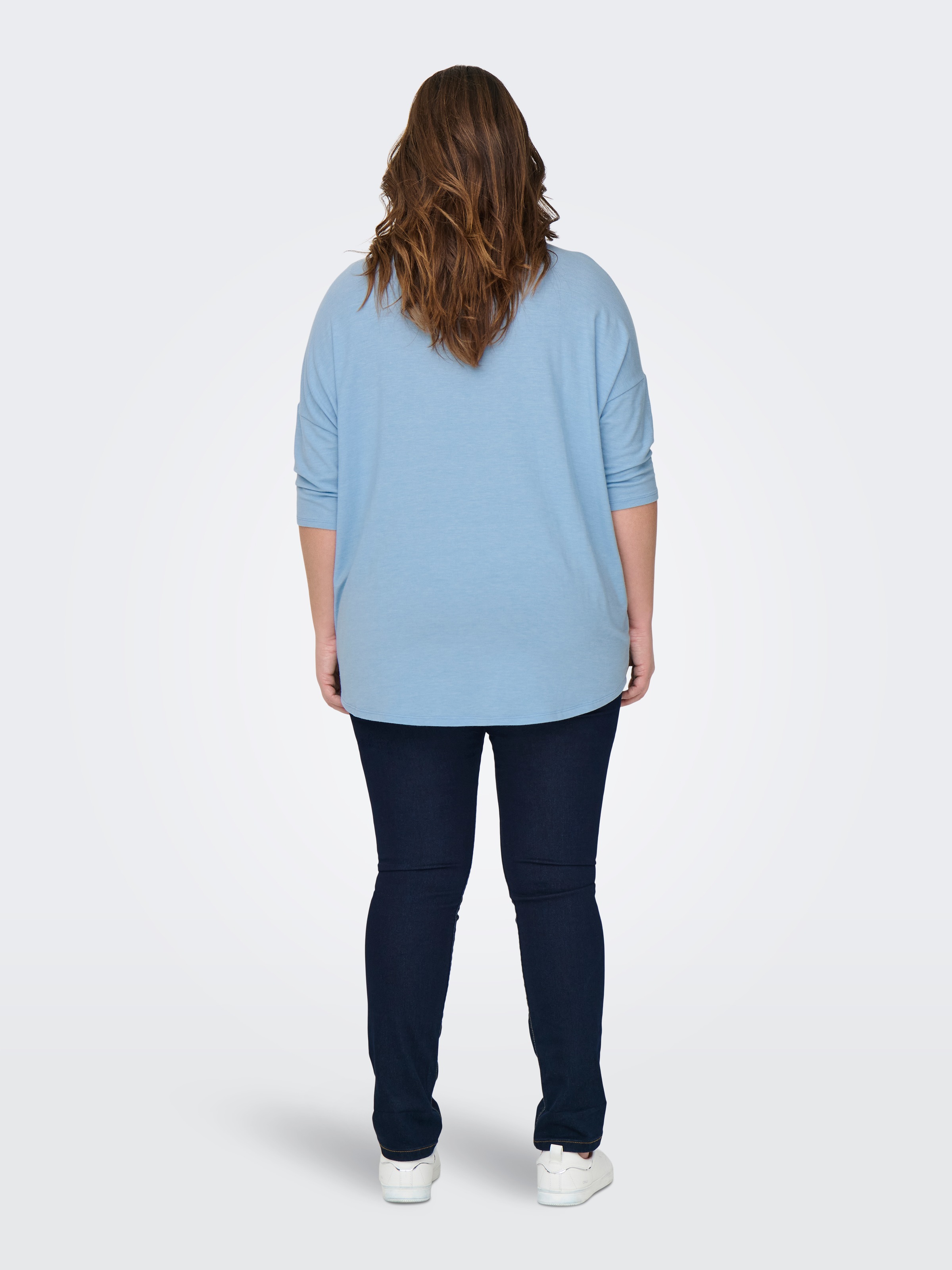 ONLY CARMAKOMA 3/4-Arm-Shirt »CARLAMOUR 3/4 TOP JRS NOOS«