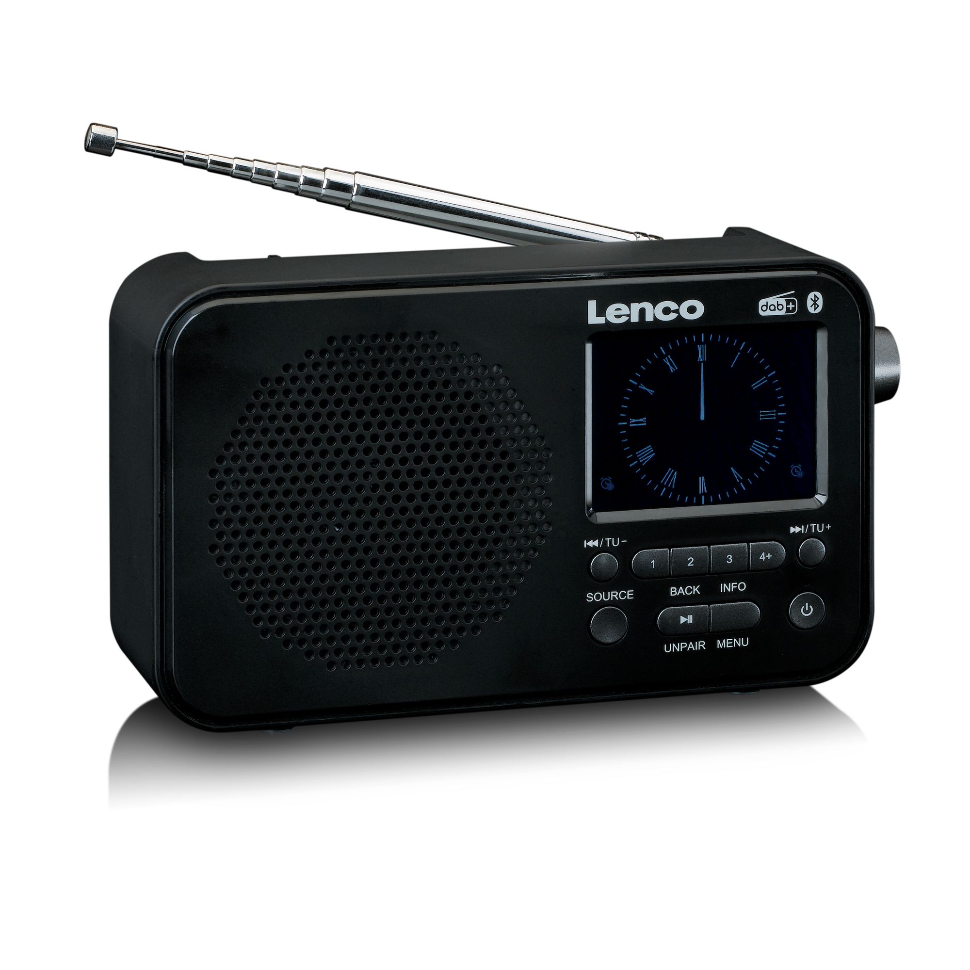Lenco PDR-036BK DAB+ FM radio met bluetooth
