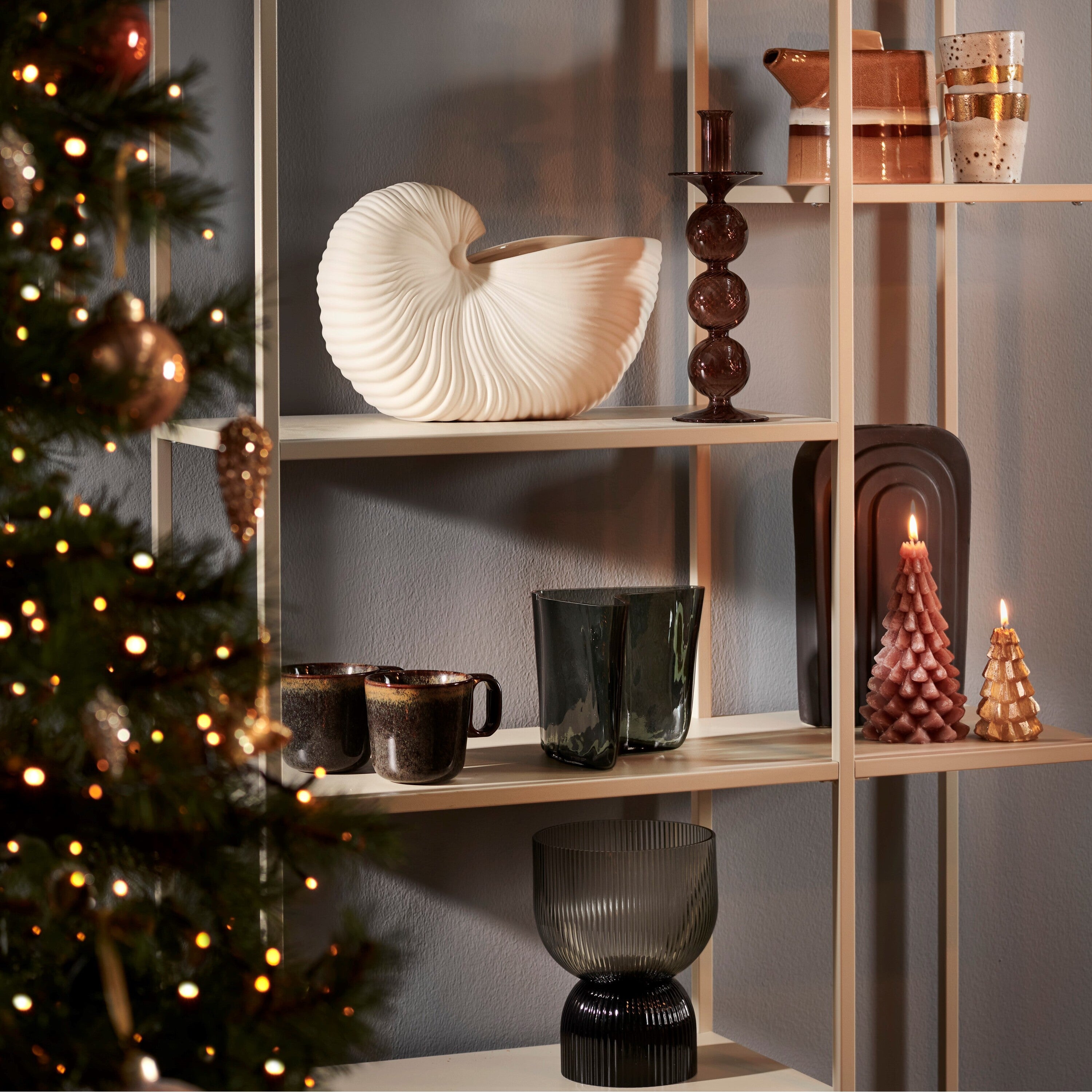 Ferm Living Shell Pot Vaas - Off-White