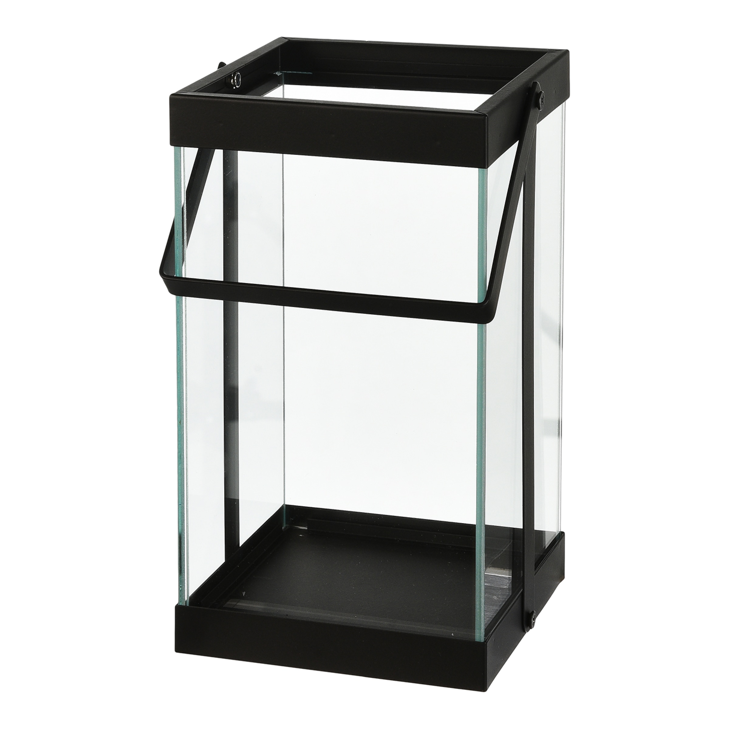 schwarz, B 14 x H 25 x T 14 cm