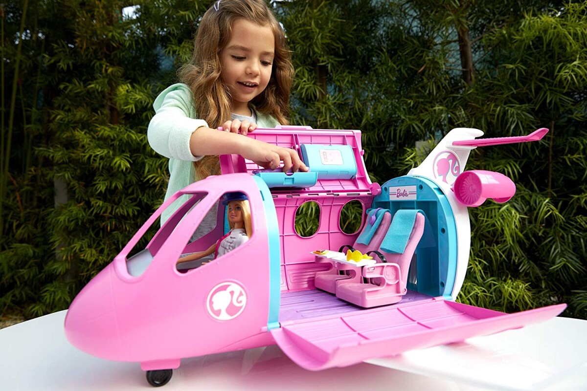 Barbie Fly - Drømme Flyvemaskine Med Pilot Dukke