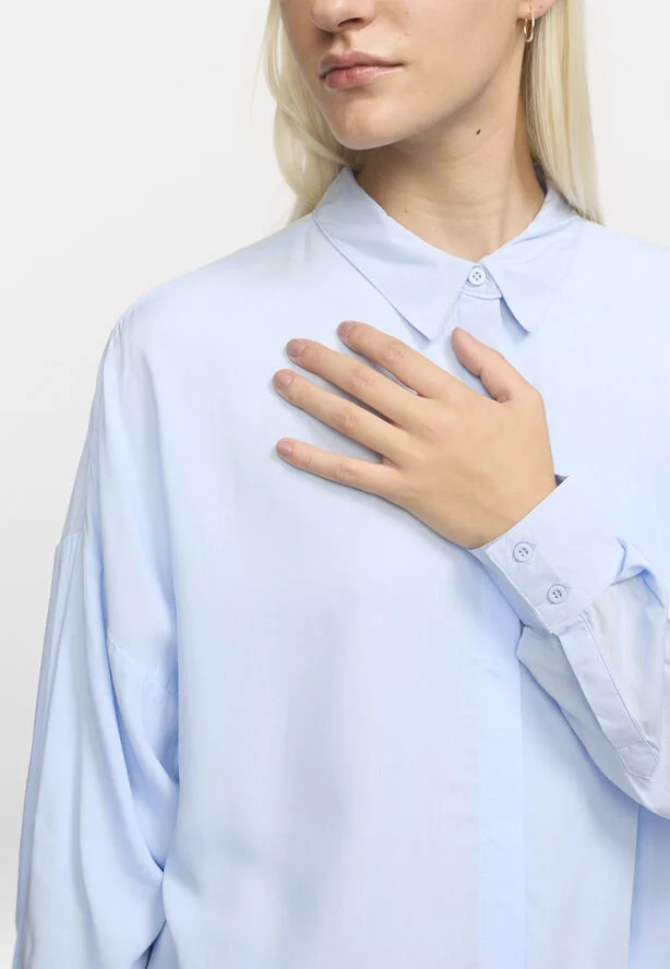 Soft Rebels Freedom LS Long Shirt Cashmere blue