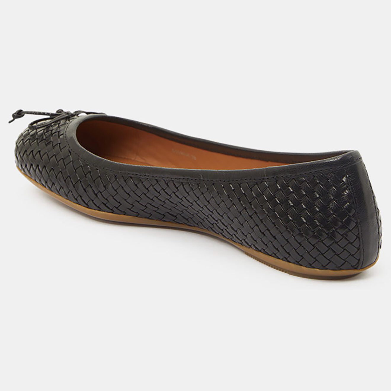 Geox Ballerines en Cuir tressé Palmaria noires