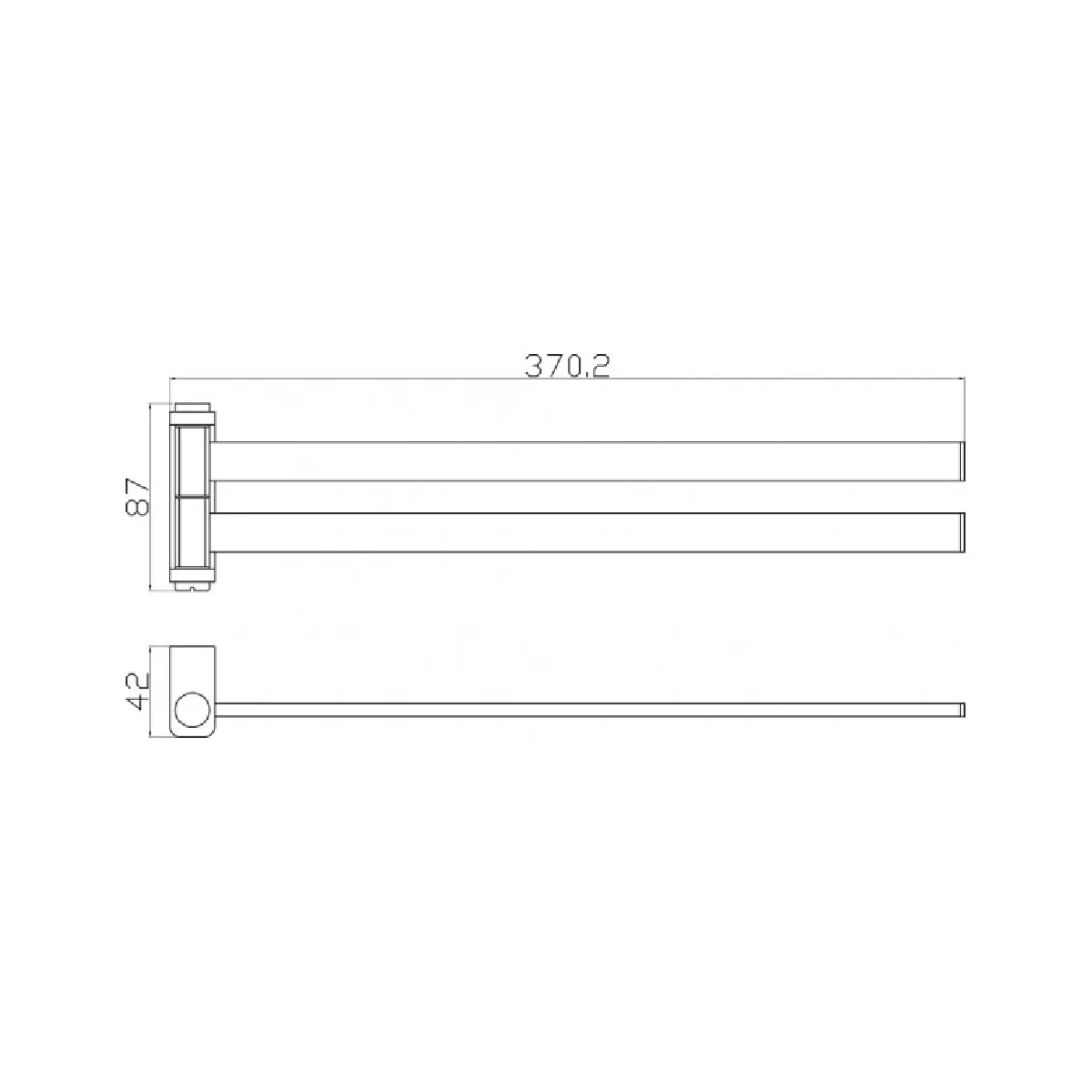 RAV NIL porte-serviettes rotatif