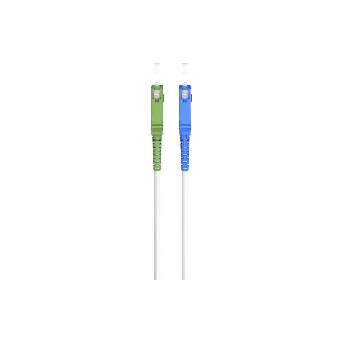 Goobay Fiberoptisk kabel (FTTH), Singlemode (OS2) Hvit, hvit (Simplex), 1 m
