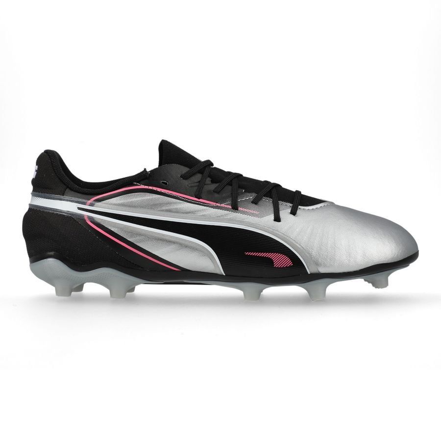 PUMA King Match FG/AG Audacity - Argenté/Noir/Sun Struck/Blanc Enfant