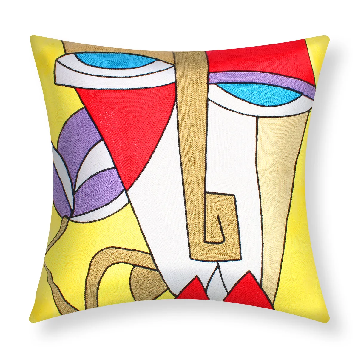 AVIZAR Lot 2 Housses Coussin Art Nivara