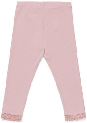 Petite Chérie Atelier Amandine Leggings 2-Pack, Pink/White