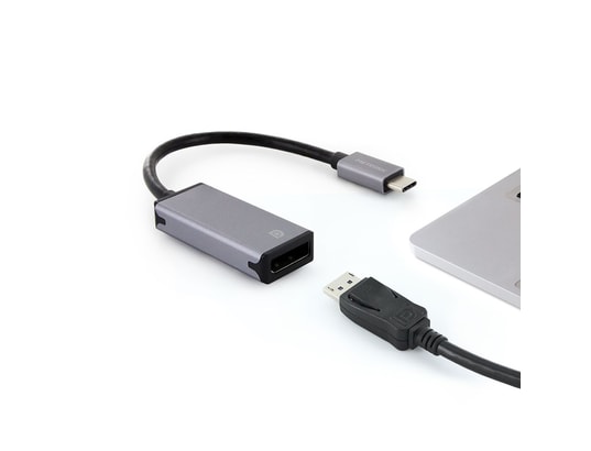 METRONIC - Kit accessoires smartphone Adaptateur usb-c mâle vers displayport fem. - gris