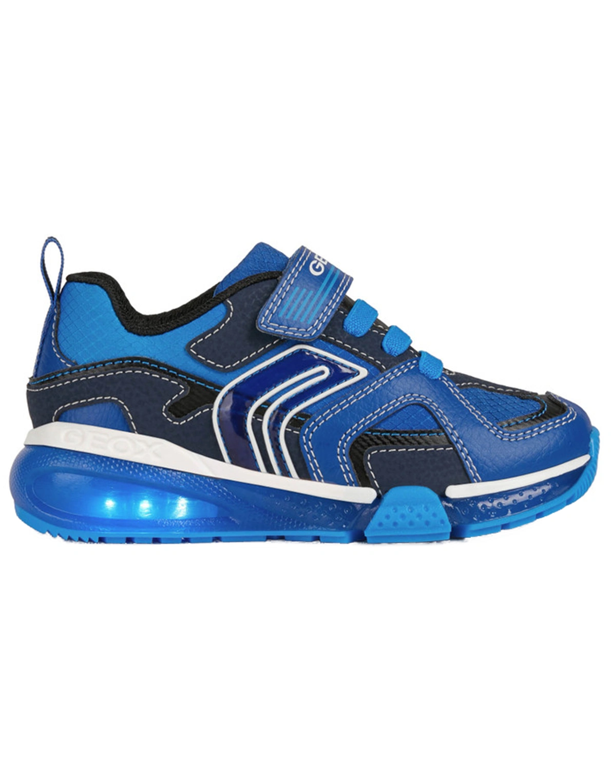 Klettsneaker BAYONYC mit Blinklicht in royal/blue