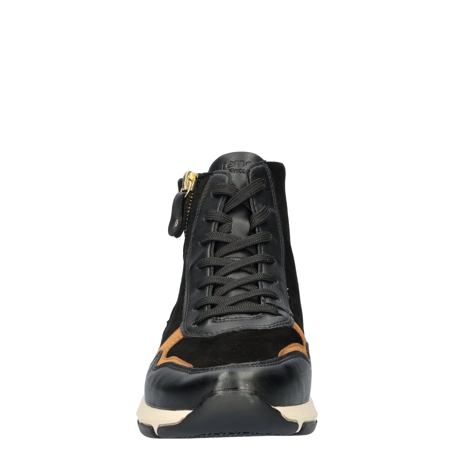 Remonte dames hoge sneaker Remonte Zwart