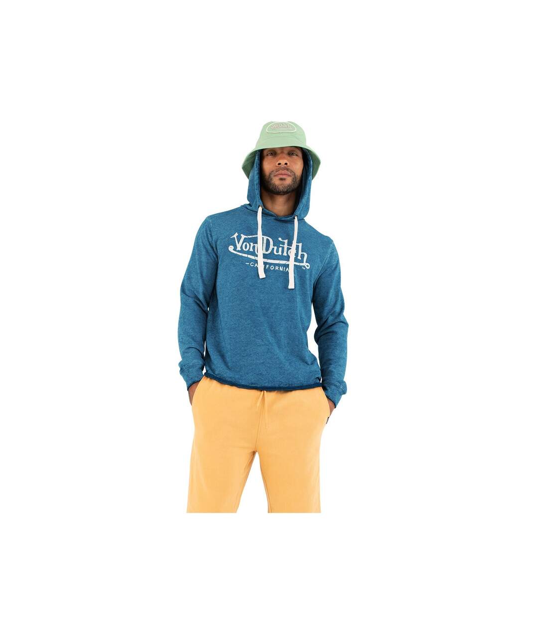 Sweat avec capuche homme molletonné en coton Ryan