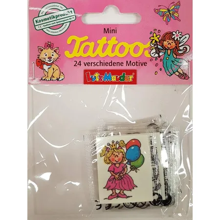 Lutz Mauder Mini Tattoos bunt 24-teilig