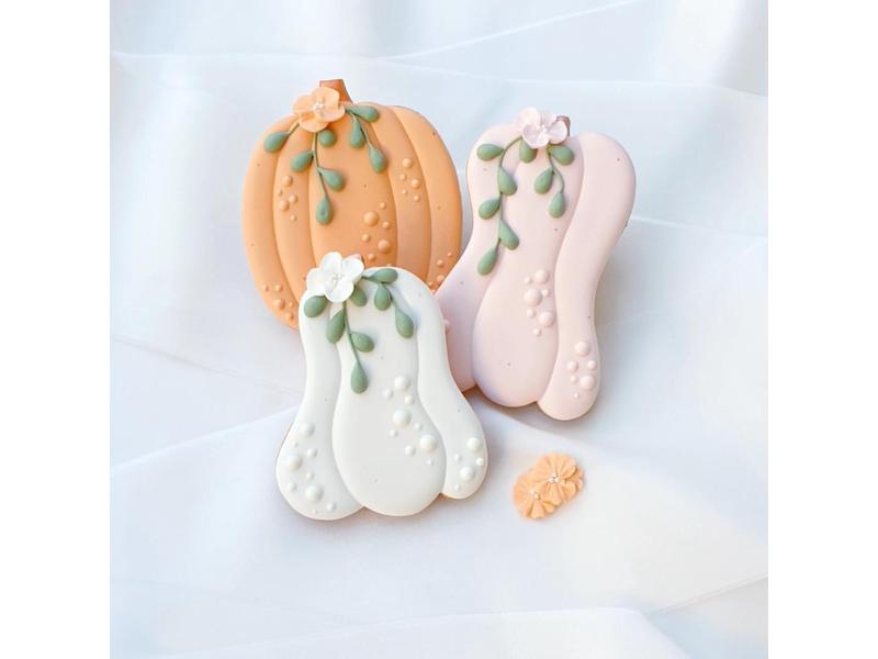 Cut my Cookies Guetzli-Ausstecher Serie Kürbise 1 Stück, Ro Rosa Cutter Kürbise