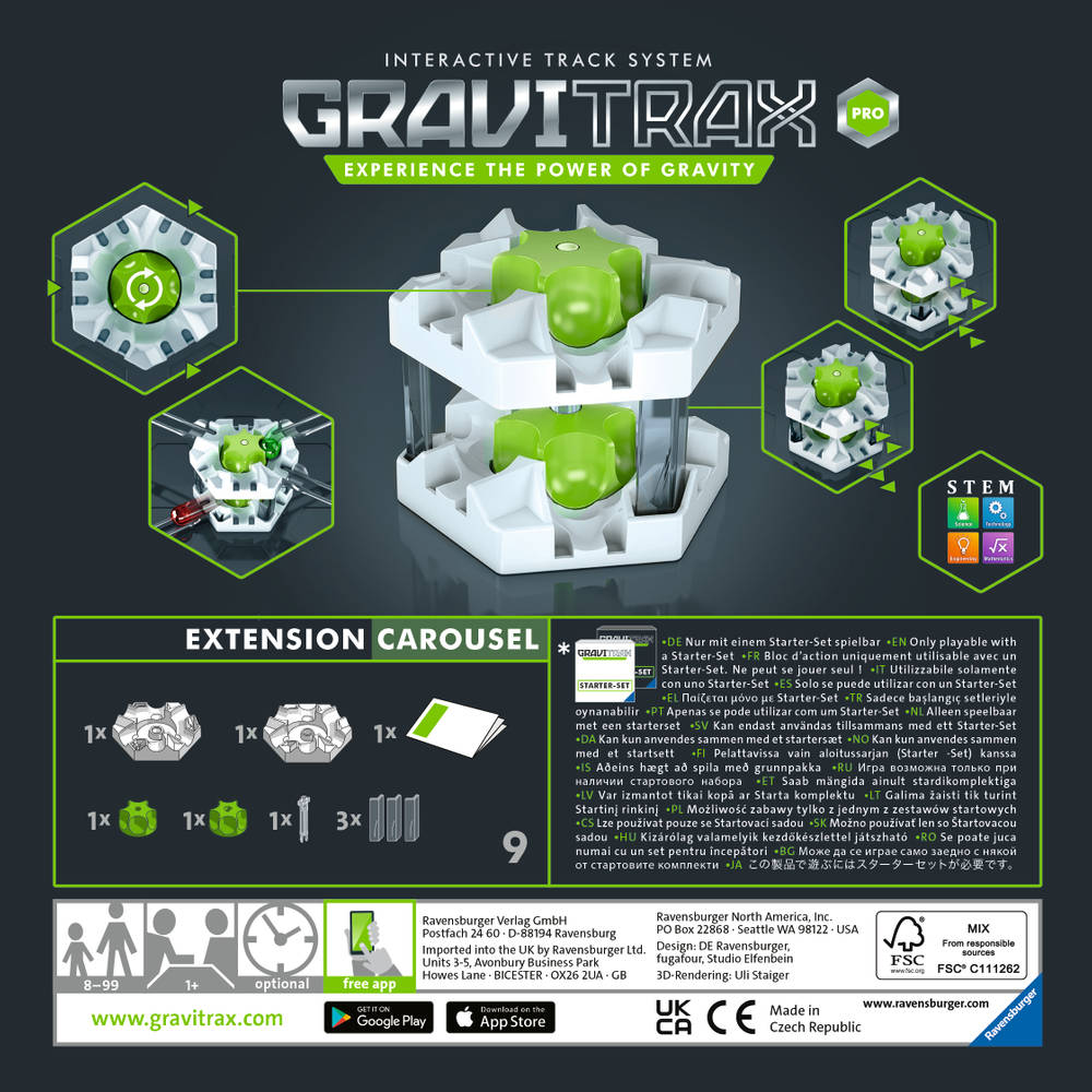 Ravensburger GraviTrax Pro uitbreidingsset Carousel