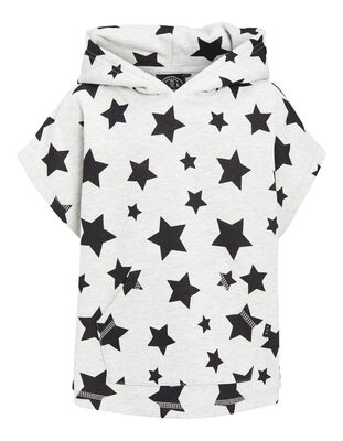 Luca & Lola Rocolo Hoodie, Grey Melange/Stars