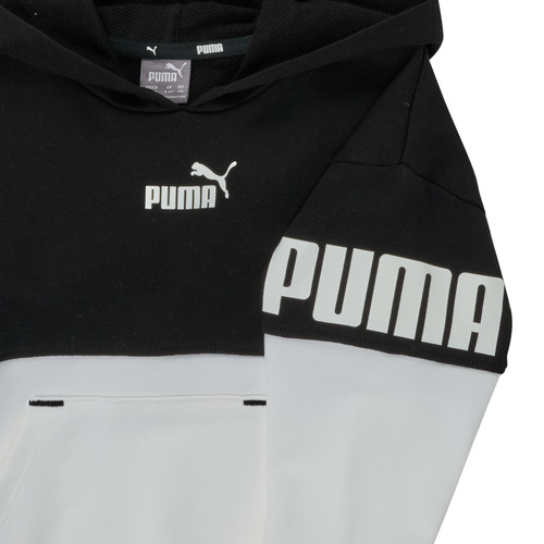 Puma - PUMA POWER BEST HOODIE - Noir / Blanc