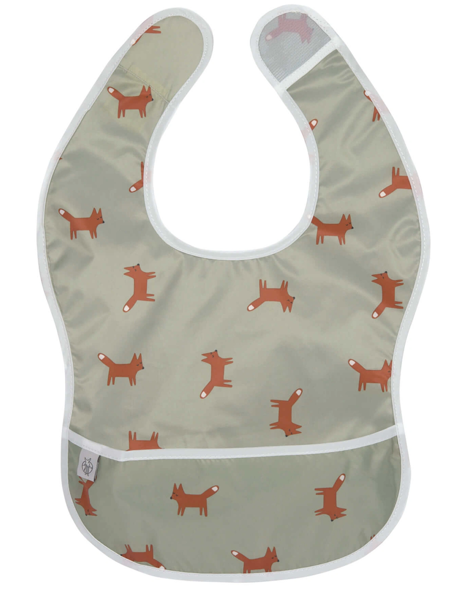 Lätzchen LITTLE FOREST FOX 2er-Set in grau