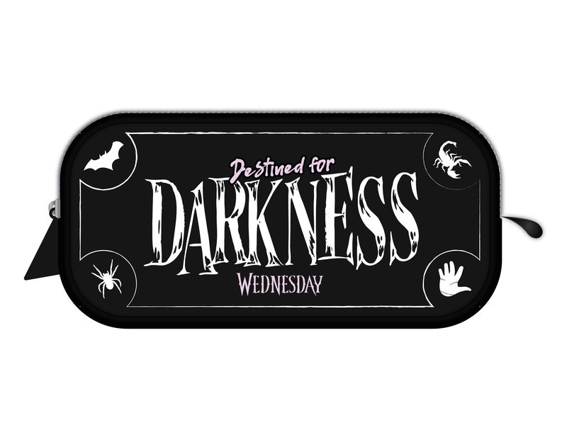 Thumbs Up! Wednesday Mäppchen Darkness Rosa/Schwarz Fanartikel aus dem Wednesday-Universum