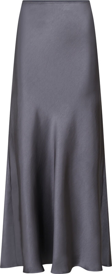Neo Noir Vicky Heavy Sateen Skirt Dark grey