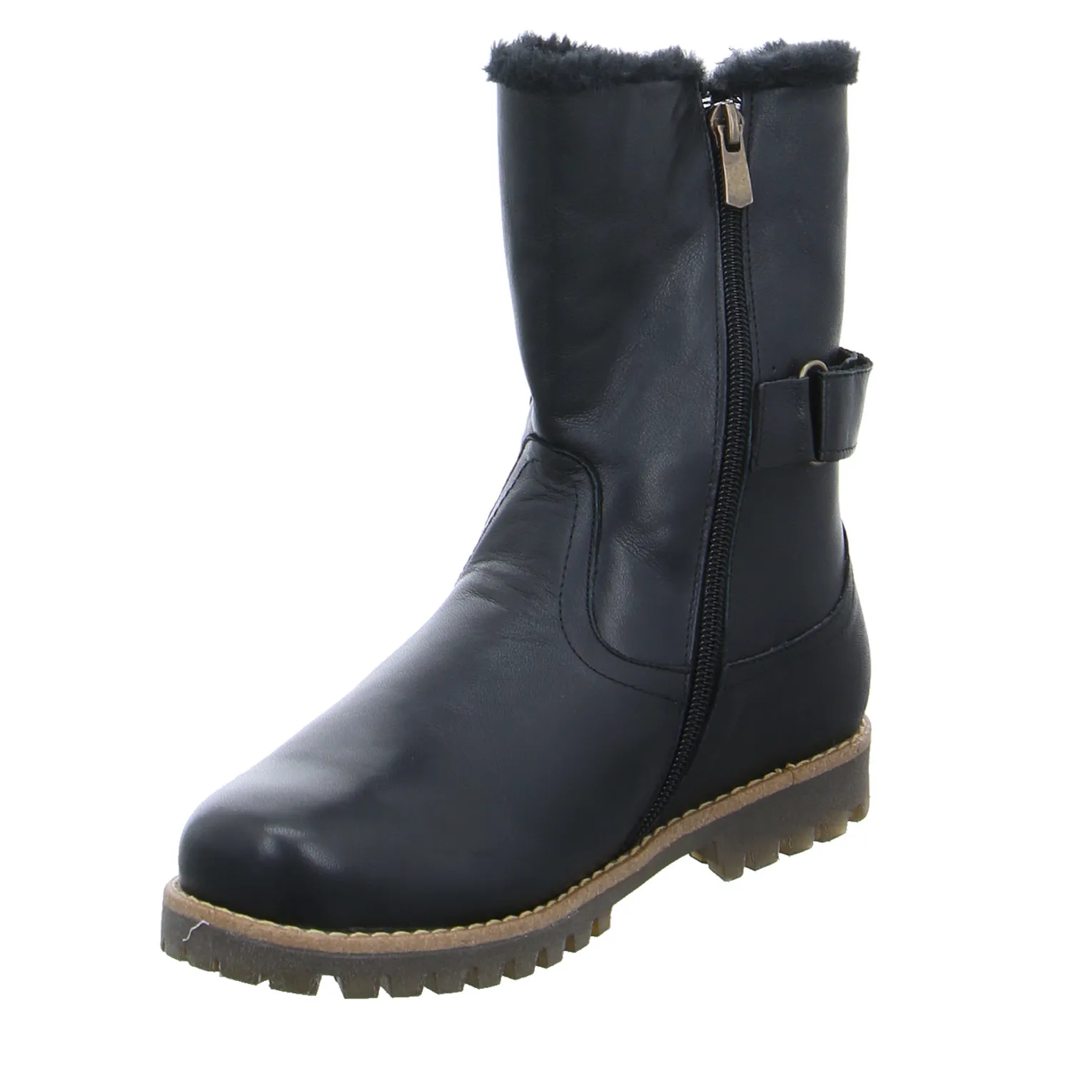 ANDREA CONTI Boot Schwarz Leder  mit Wechselfussbett