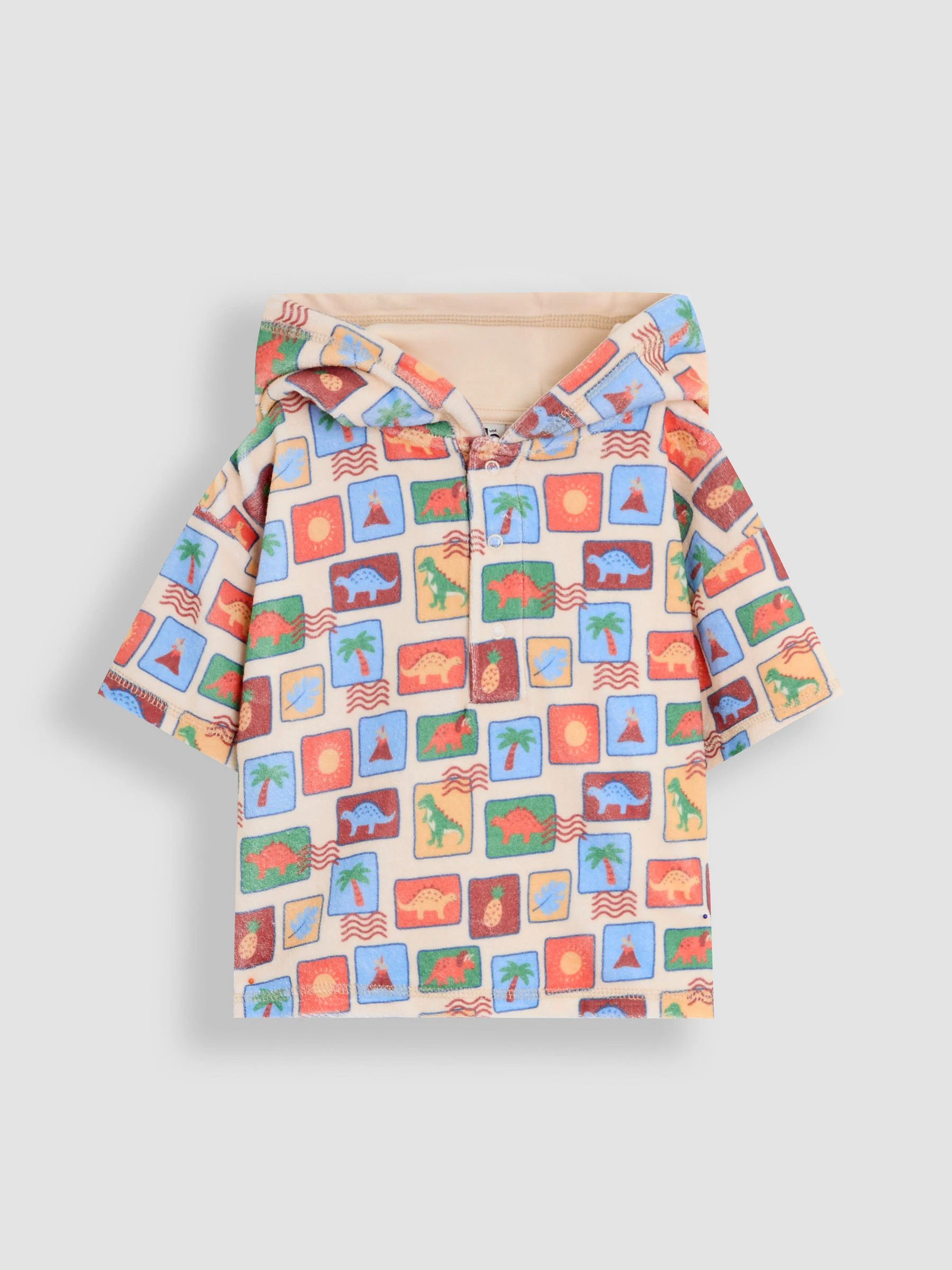 JoJo Maman Bébé Dinosaur Towelling 2 Piece