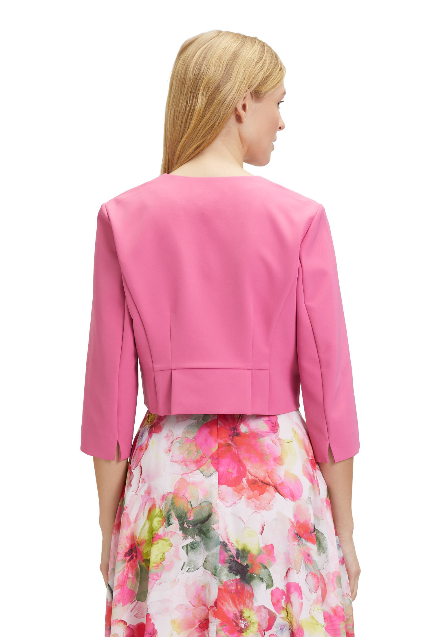Vera Mont| Damen Bolero-Jacke mit Kellerfalten