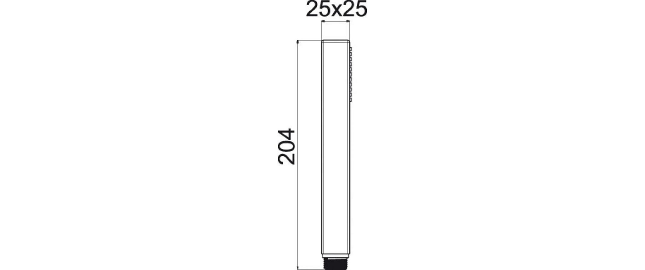 Handbrause Stilo QuadroDuschbrause