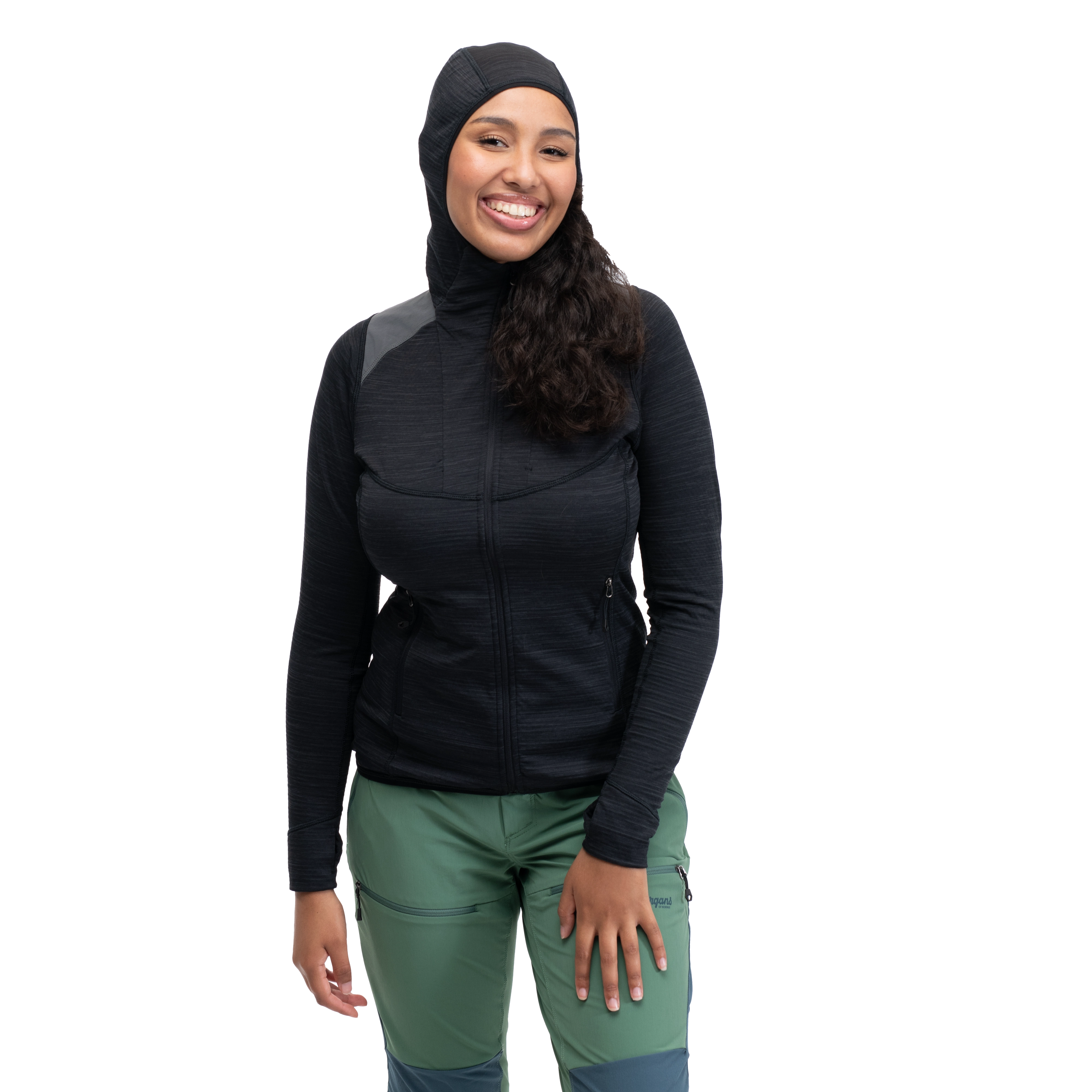 Rabot Active Mid Hood W Jacket Black