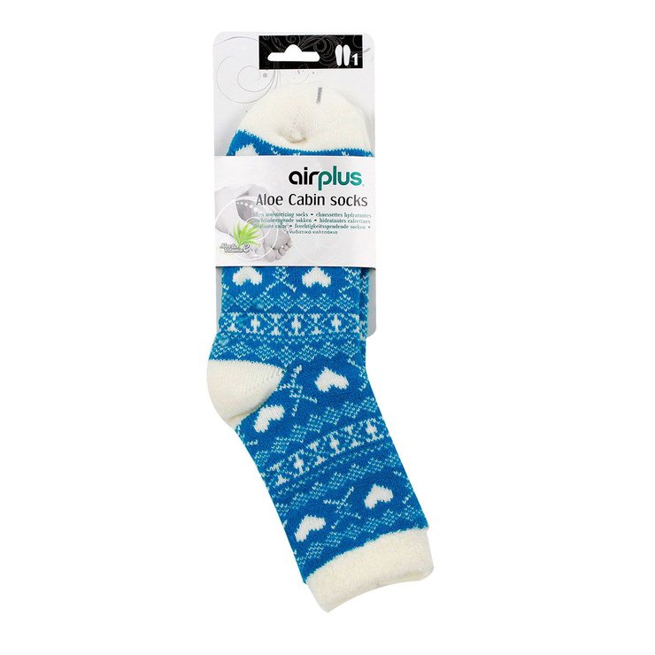 Chaussettes hydratantes Cœurs bleus
