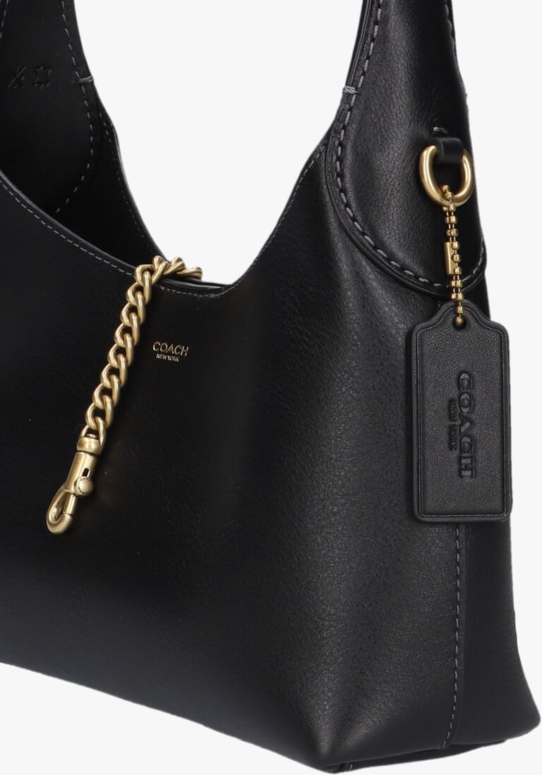 zwarte coach schoudertas brooklyn shoulder bag 23