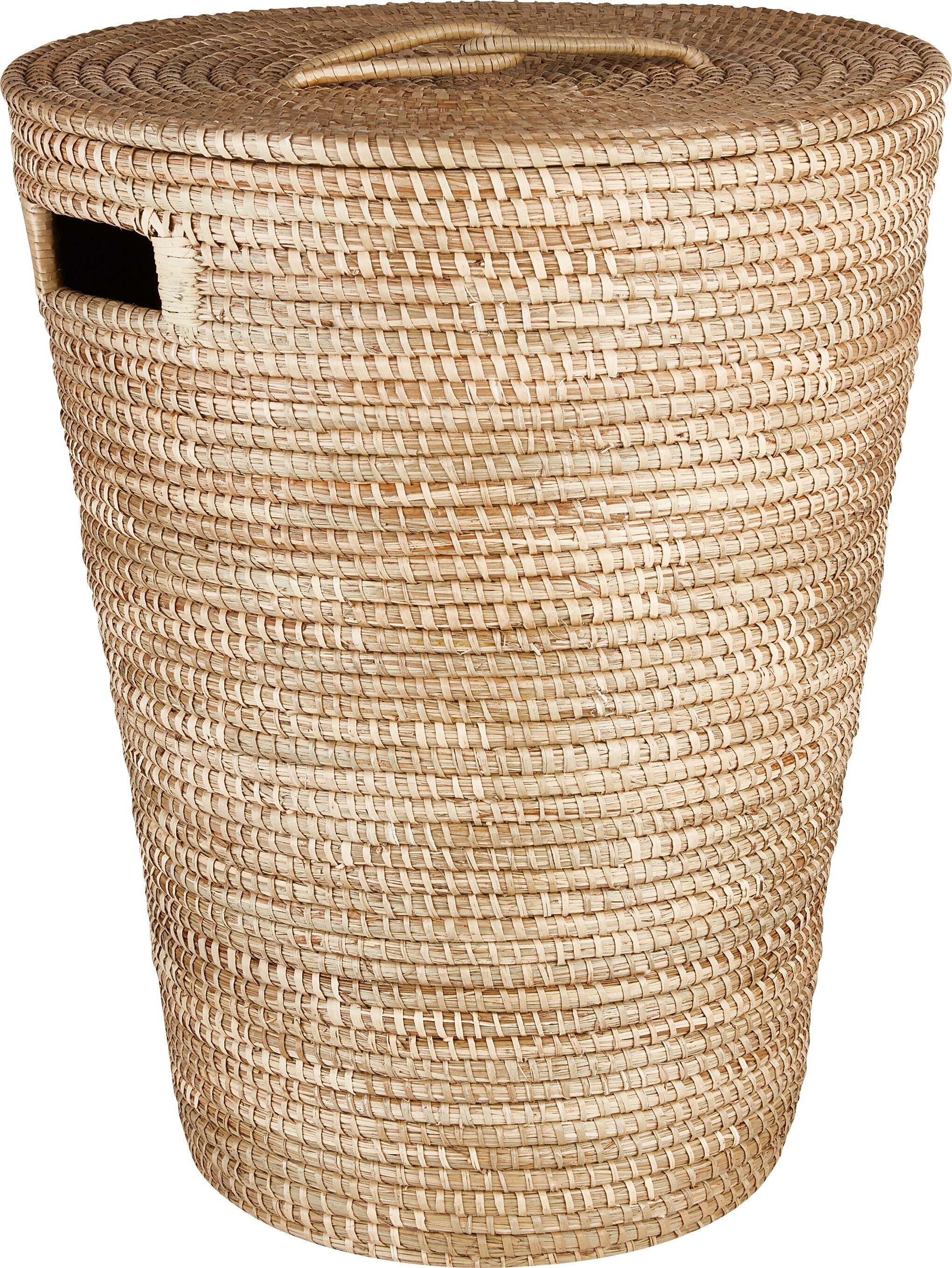 MAEVE Wäschekorb - Natur / H: 53.0 cm