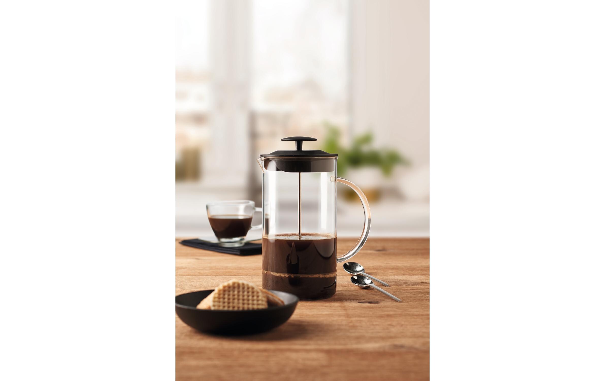 Kaffeebereiter Enjoy 1 l, Schwarz/TransparentKaffeekanne