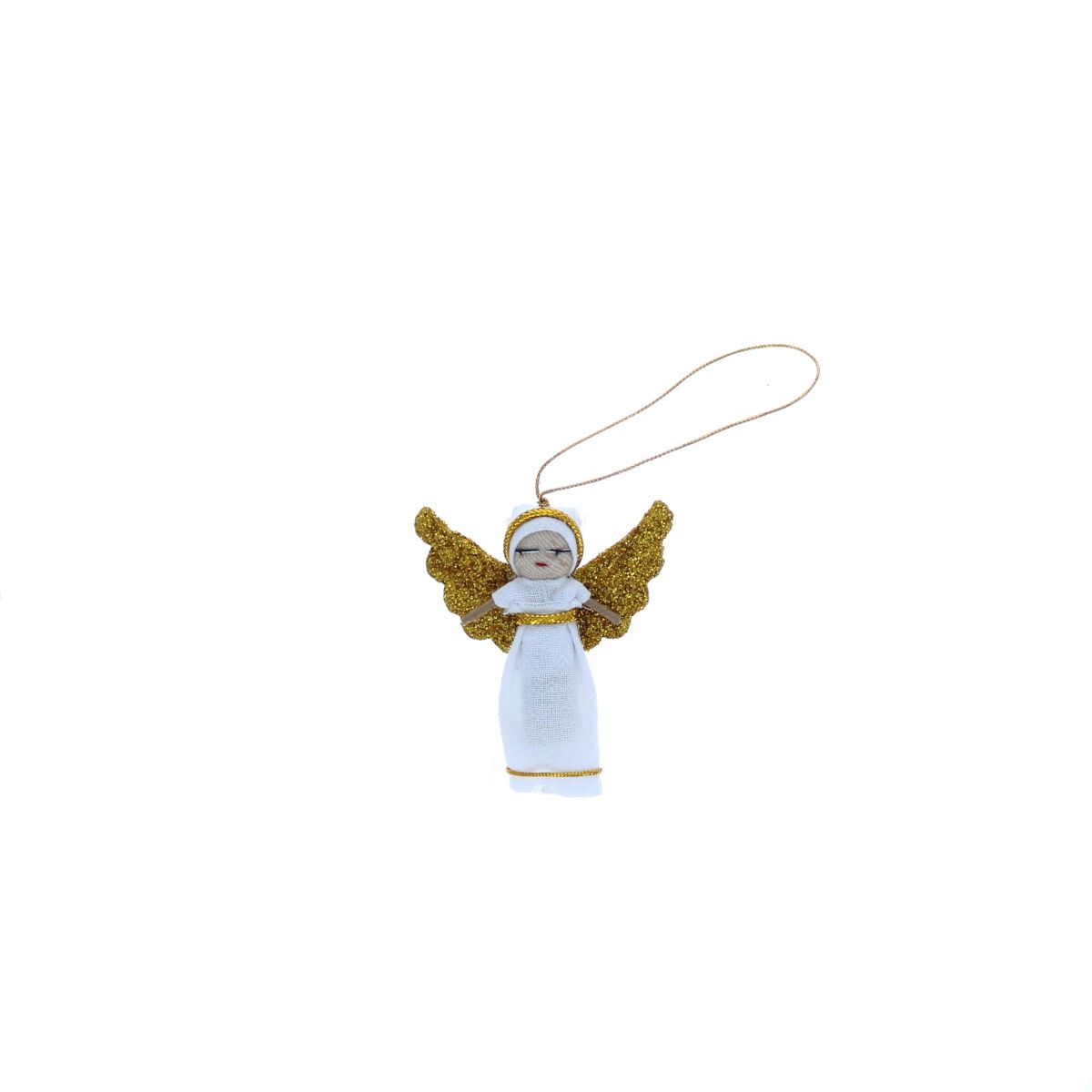 Petite poupée ange blanc porte-bonheur  From the Mayan people to you